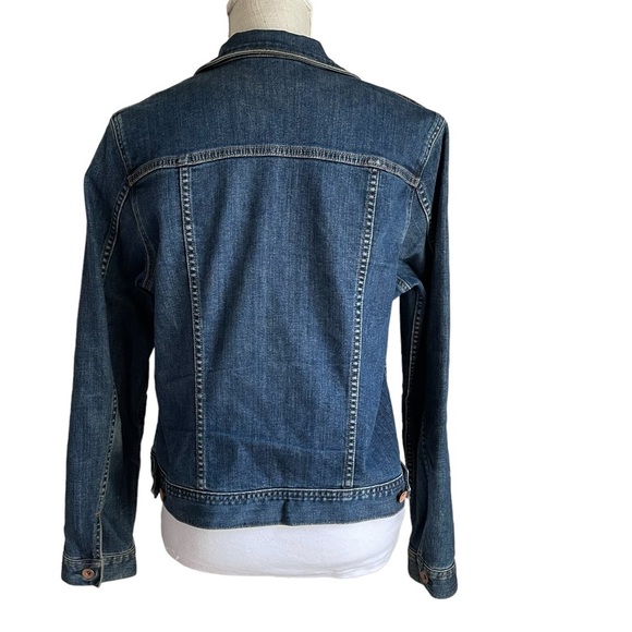 Lannds' End Denim Jean Jacket Size: M - Picture 2 of 8